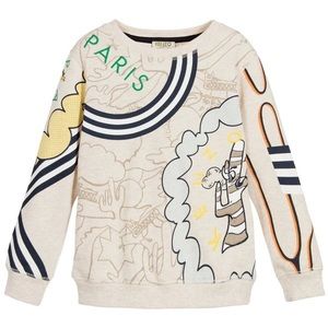 KENZO // balzac crewneck sweatshirt logo (6T)